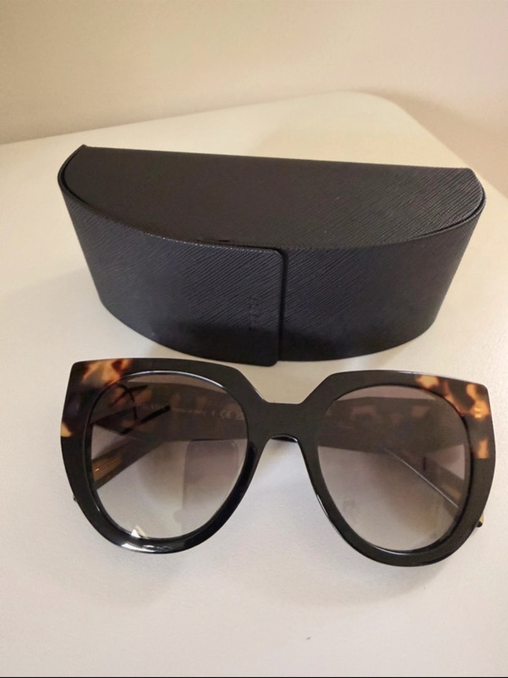 Prada Tortoiseshell and Black Women’s Sunglasses